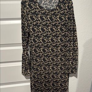 Stylish Black and Cream Dress